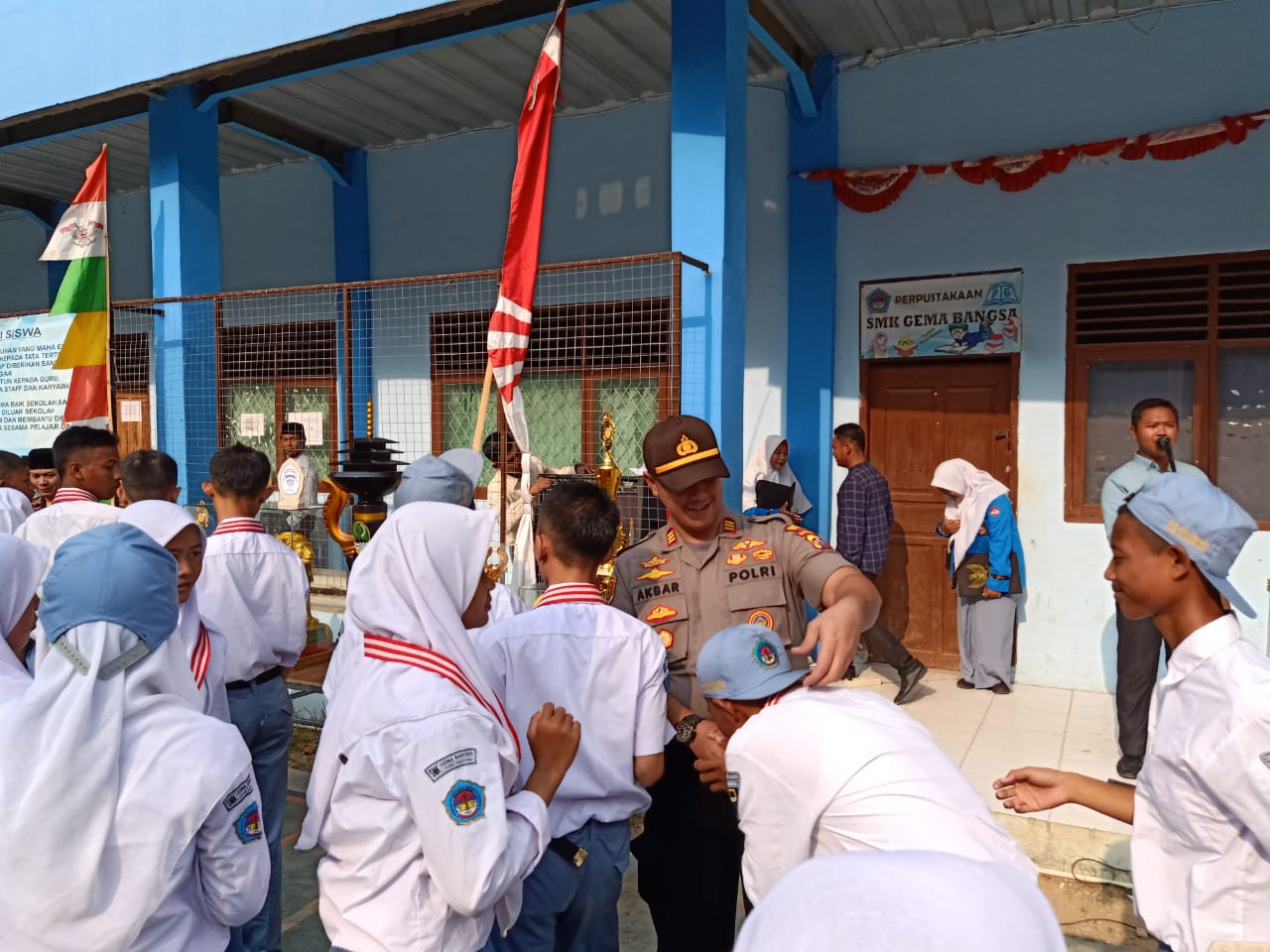 Kapolsek Cisoka: Siswa Itu Tugasnya Belajar, Jangan Berunjuk Rasa