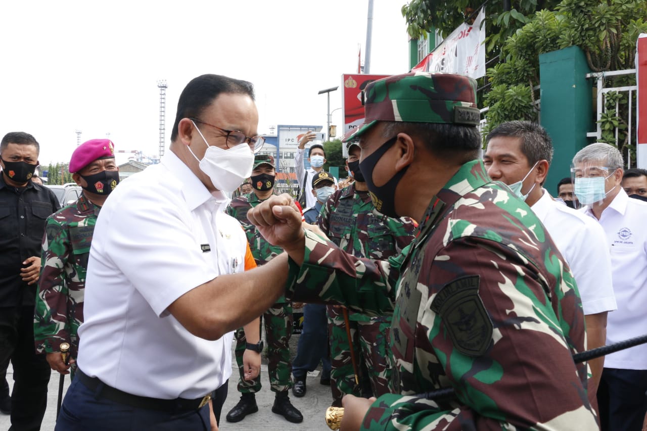 #Priokbermasker Wujudkan Pelabuhan Bebas Covid-19