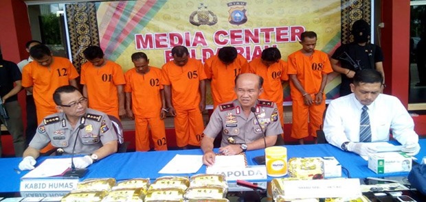 Polda Riau Gagalkan Penyelundupan Sabu-Sabu 17 Kg